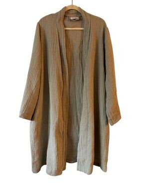 Parachute Cloud Cotton Robe Green/Moss Super Soft Size XL No Belt